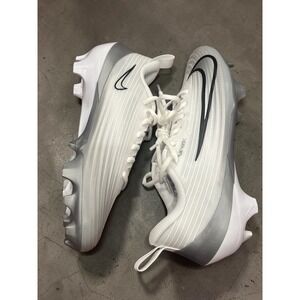 Nike Vapor Speed 3 Football Cleats Men's 13 White Silver Black FB3303-100 New